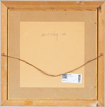 Harald Wiberg, watercolour, signed and dated 1960.