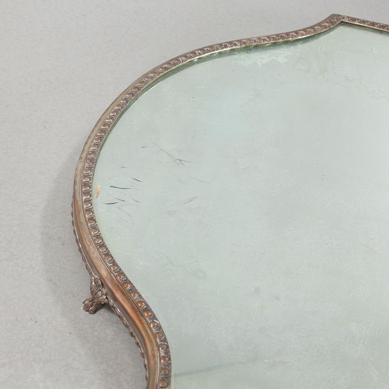 An 800 silver table mirror from Austria, first half of the 20th century.
