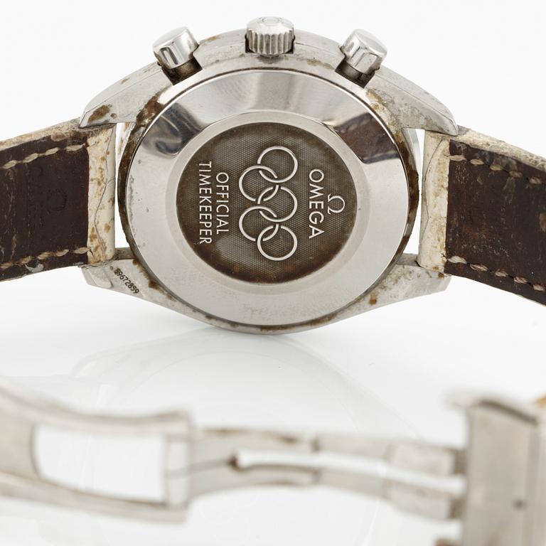Omega, Olympic Games Collection, "Mother-of-pearl dial", chronograph, wristwatch, 35.5 mm.