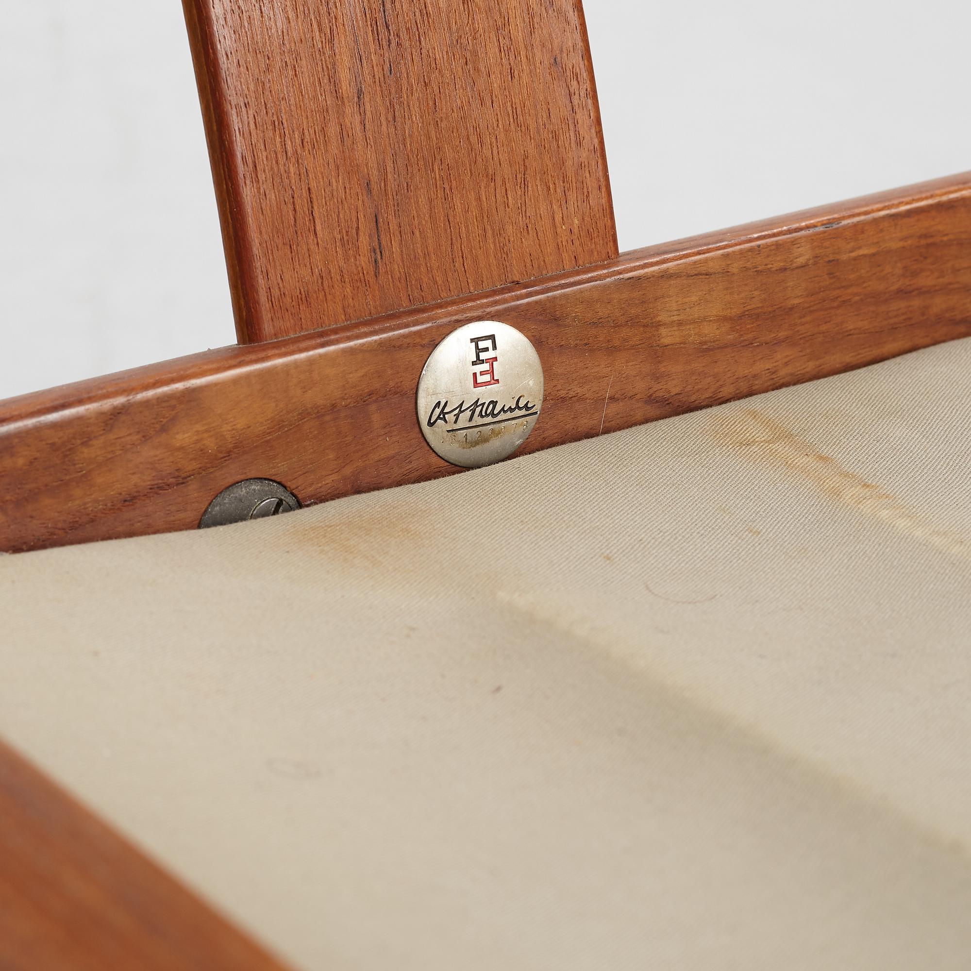 Grete Jalk. fåtölj, modell 118, France & Son, Danmark, 1950/60-tal.