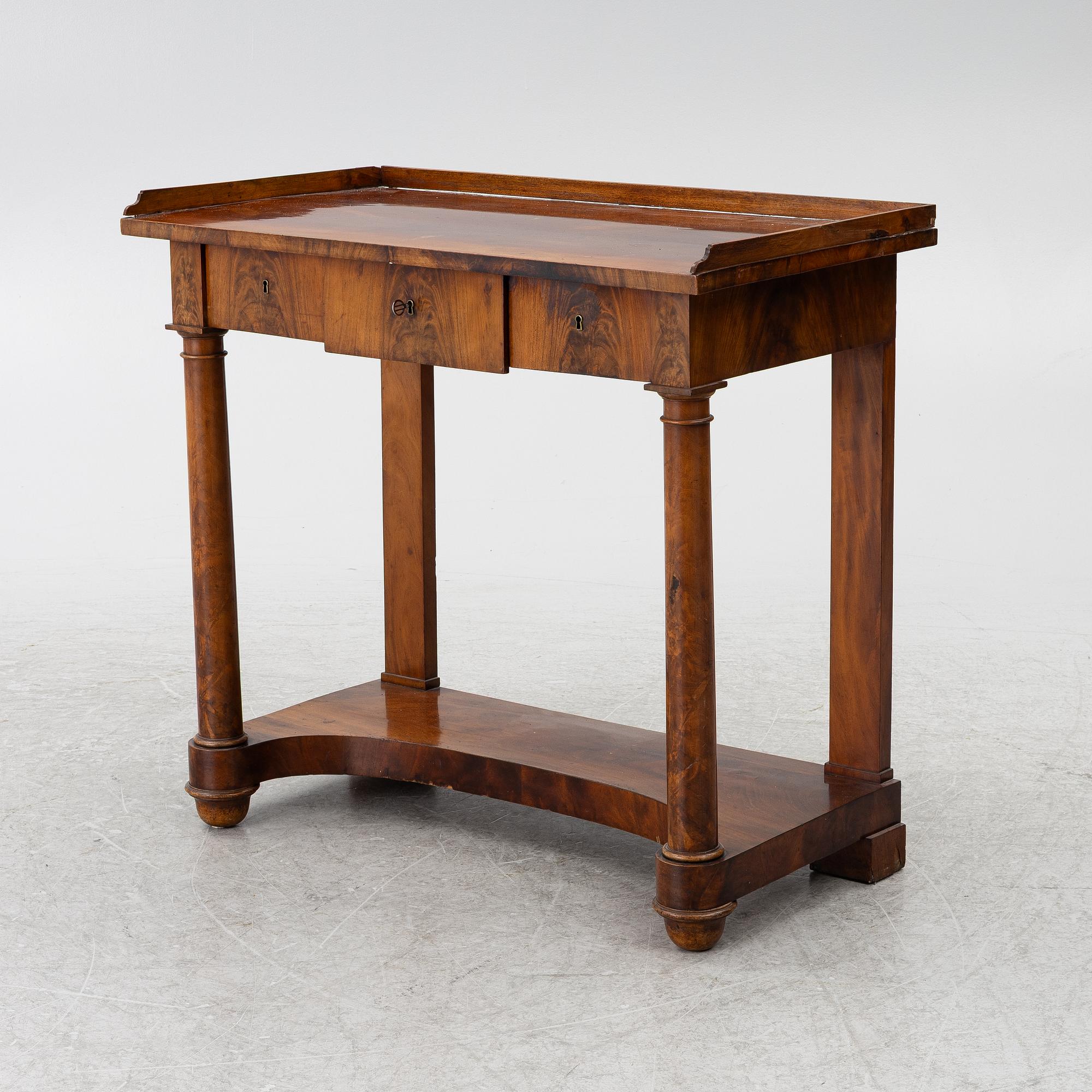 Console table, 19th century.