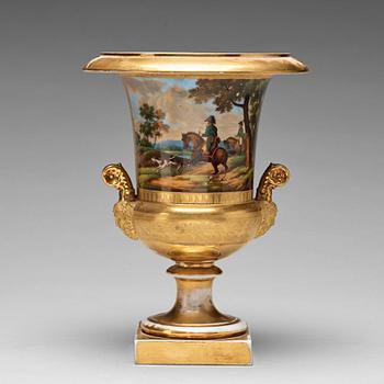 A Medici shaped urn, Empire, early 19th Century, presumably Russia.