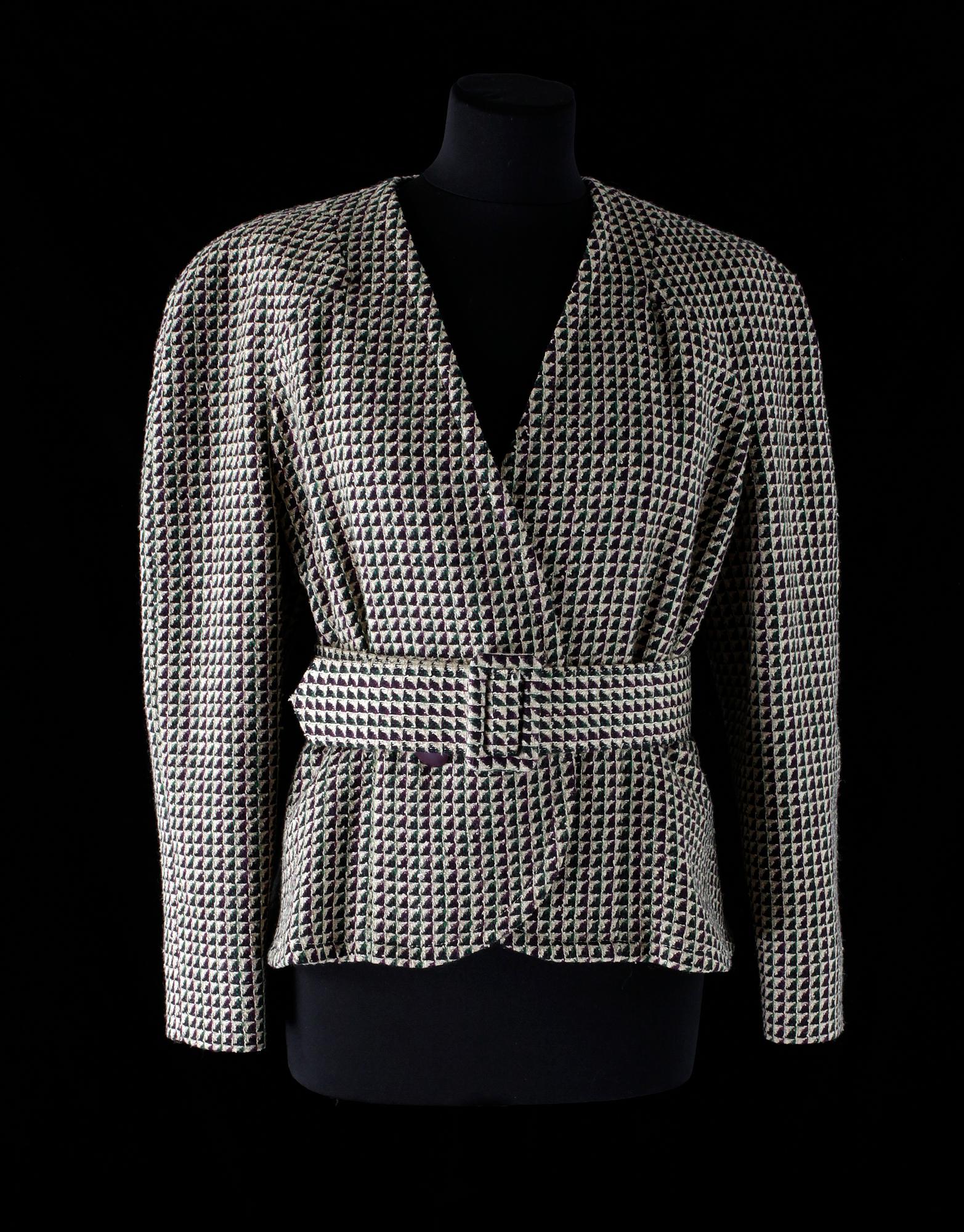 LANVIN, dräkt, 1980-tal.
