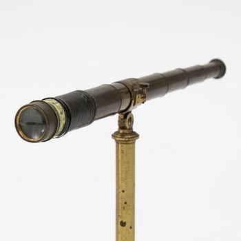 Telescope on stand, R Field & Son Birmingham, mid-19th century.
