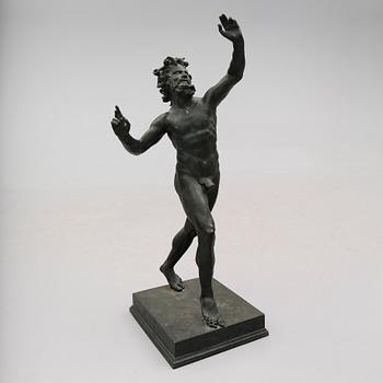 SKULPTUR, brons, kopia från Pompeji, 1900-tal.