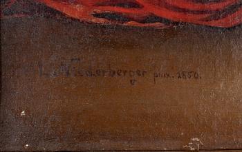 LOUIS NIEDERBERGER, olja på duk. Sign o dat 1850.