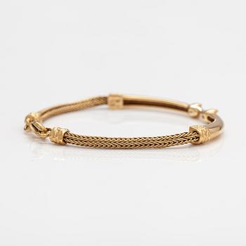 An 18K gold bracelet "Moose head". Kalevala Koru, Helsinki 1999.
