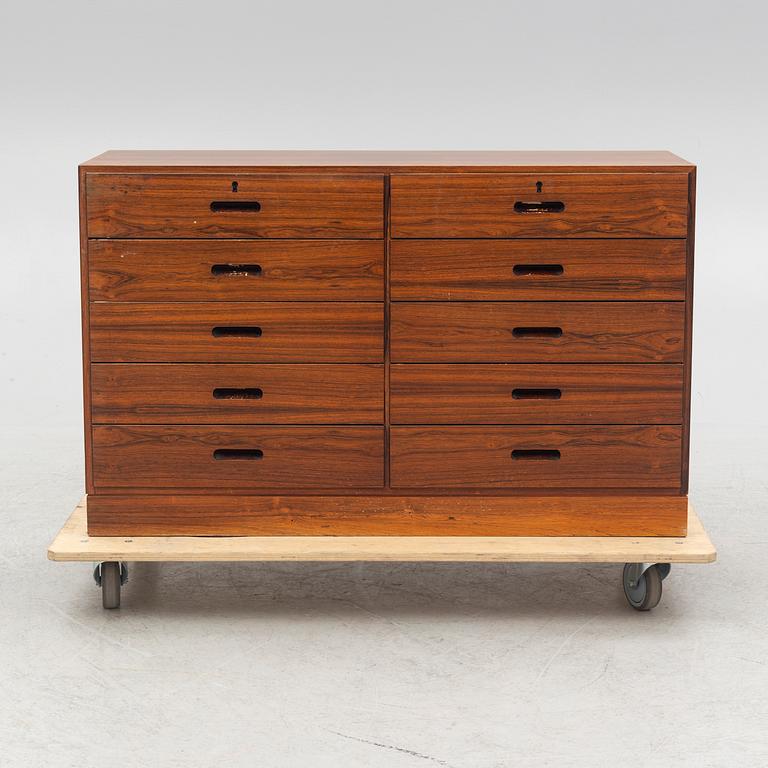 Kaj Winding, chest of drawers, Poul Jeppesen, Denmark, 1960's.
