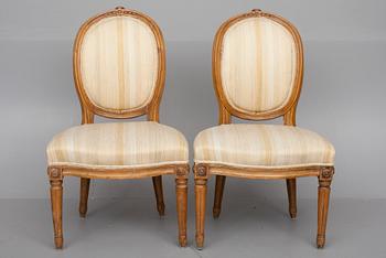 A PAIR OF CHAIRS.