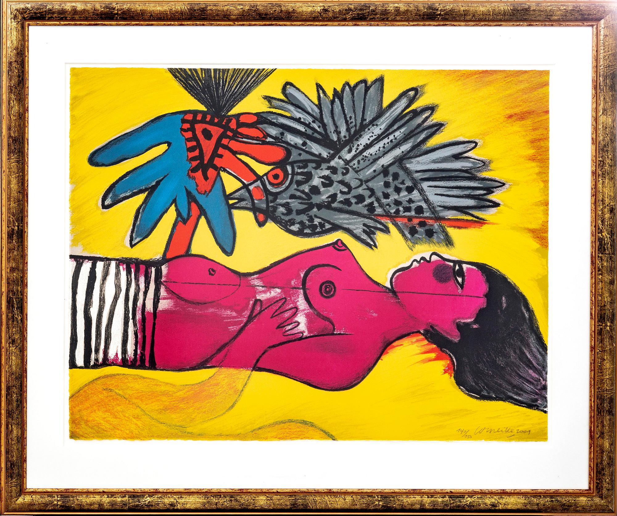 Beverloo Corneille, lithogaph in colour signed dated and numbered 2009 140/150.