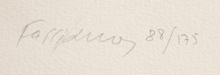 ALEXANDRE FASSIANOS, färglitografi, sign o numr 88/175.