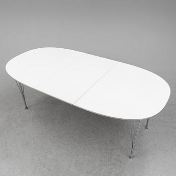 PIET HEIN & BRUNO MATHSSON, a 'Superellips' dining table, Fritz Hansen, Denmark.
