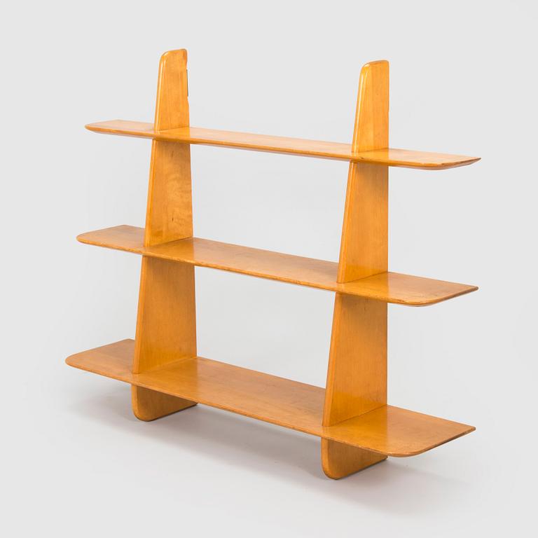 Ilmari Lappalainen, seinähylly / kirjahylly, "Leo", Asko 1900-luvun puoliväli.