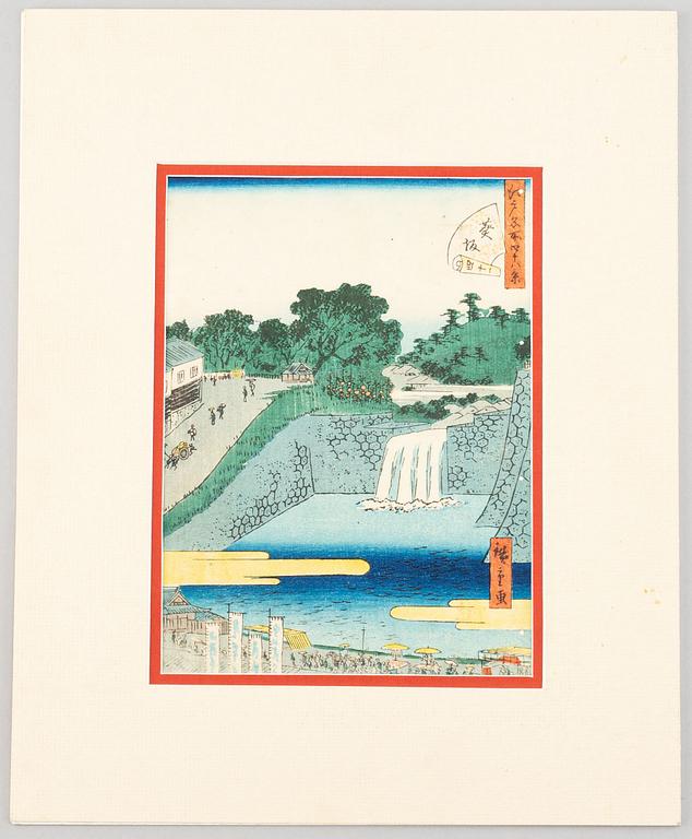 Ando Utagawa Hiroshige II, after, a colour woodblock print, Japan, early 20th century.