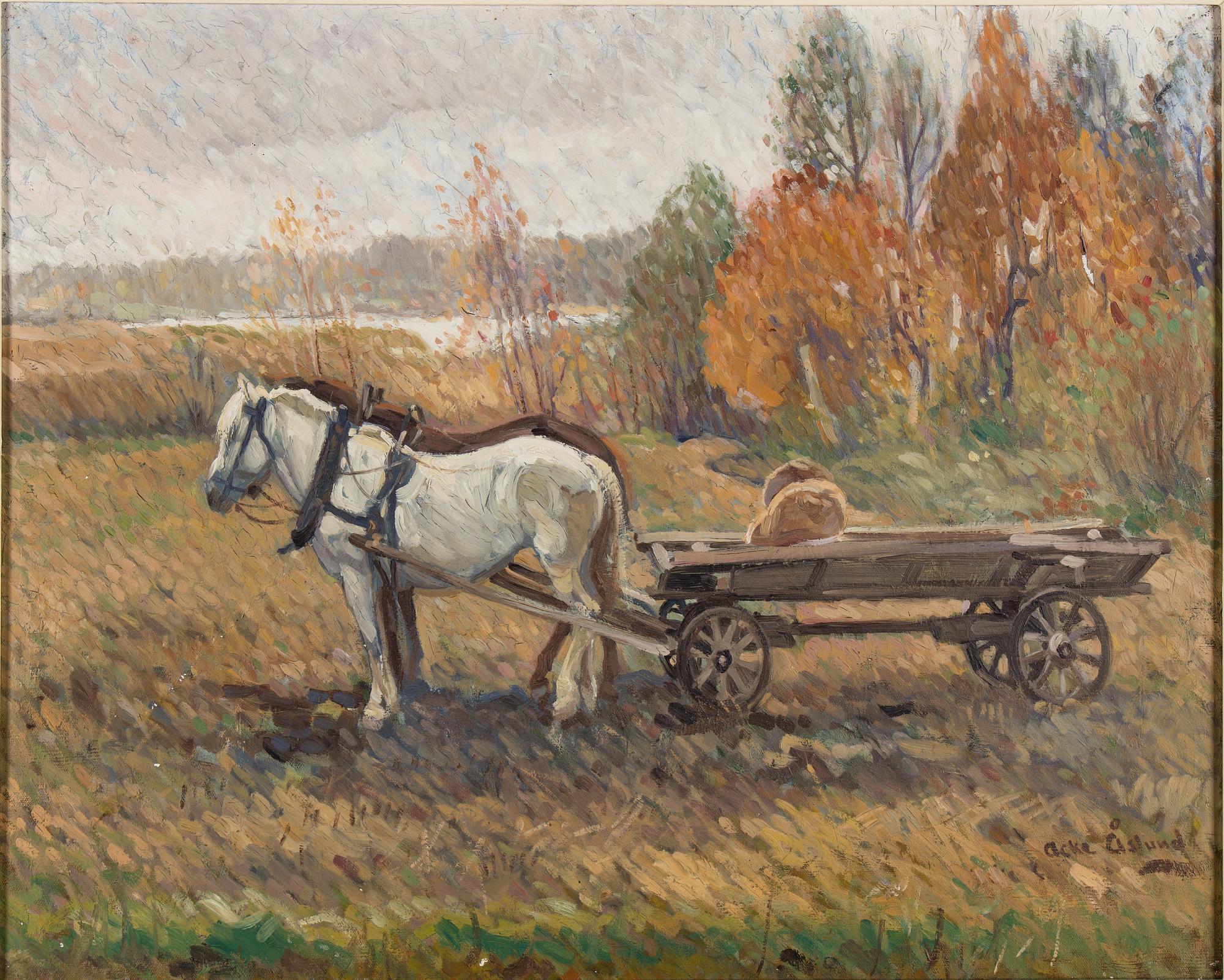 ACKE ÅSLUND, olja på duk, signerad Acke Åslund.