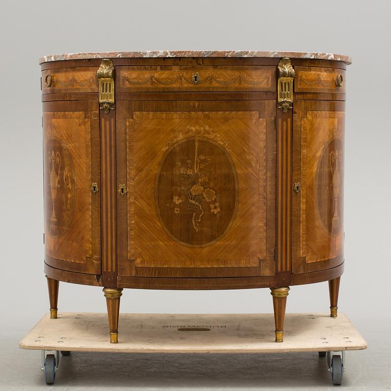 CUPBOARD, Louis XVI-style, France, late 19th century.