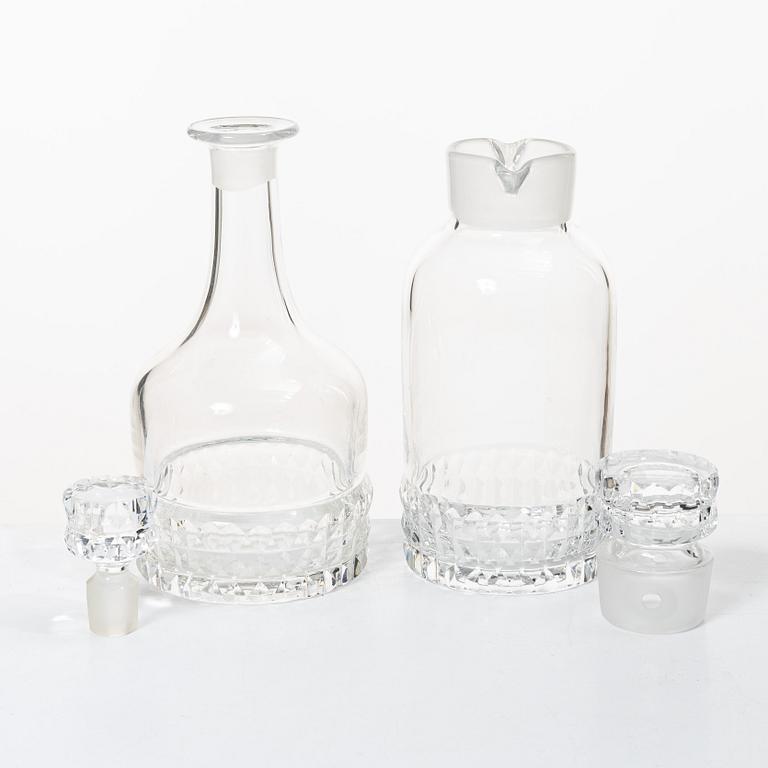 Göran Wärff, A 50 pieces glass service, "Prince", Kosta Boda, late 20th century.