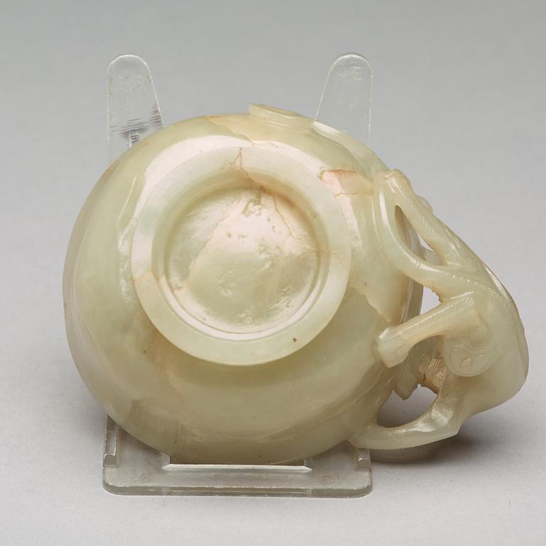 BÄGARE, nefrit. Qingdynastin (1644-1912).