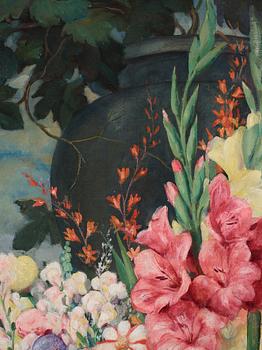 Olle Hjortzberg, Still life with flowers.