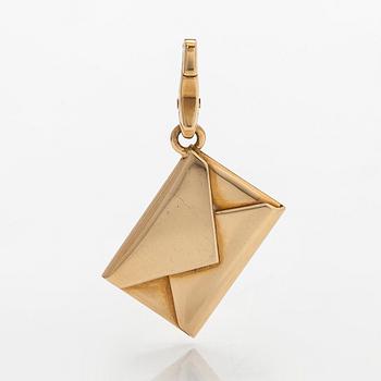 Cartier, an 18K gold letter pendant/charm.
