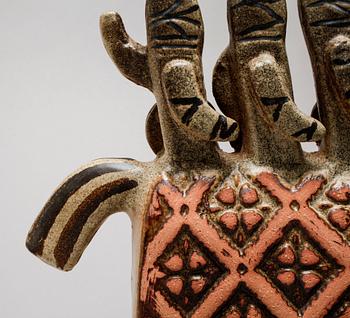 LISA LARSON, a stoneware figurine for K-studion at Gustavsberg, signed, second half of the 20th century.