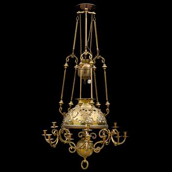 A circa 1900 jugend ceiling light.