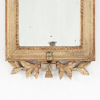 A Gustavian wall sconce from the late 18th century.