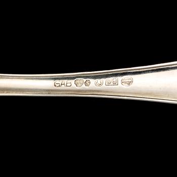 BESTICK, 40 delar, silver, GAB, 1900-talets mitt, vikt ca 1562 g.