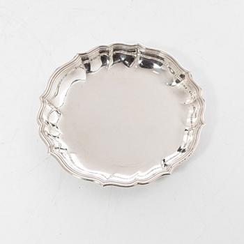 Coasters, 11 st, silver, Danmark, 1925-38.