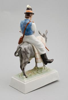 FIGURIN, porslin, Herend, Ungern, 1900-tal.