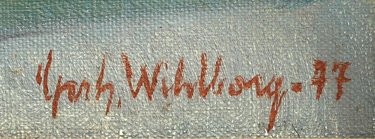 GERHARD WIHLBORG, olja på duk, sign.