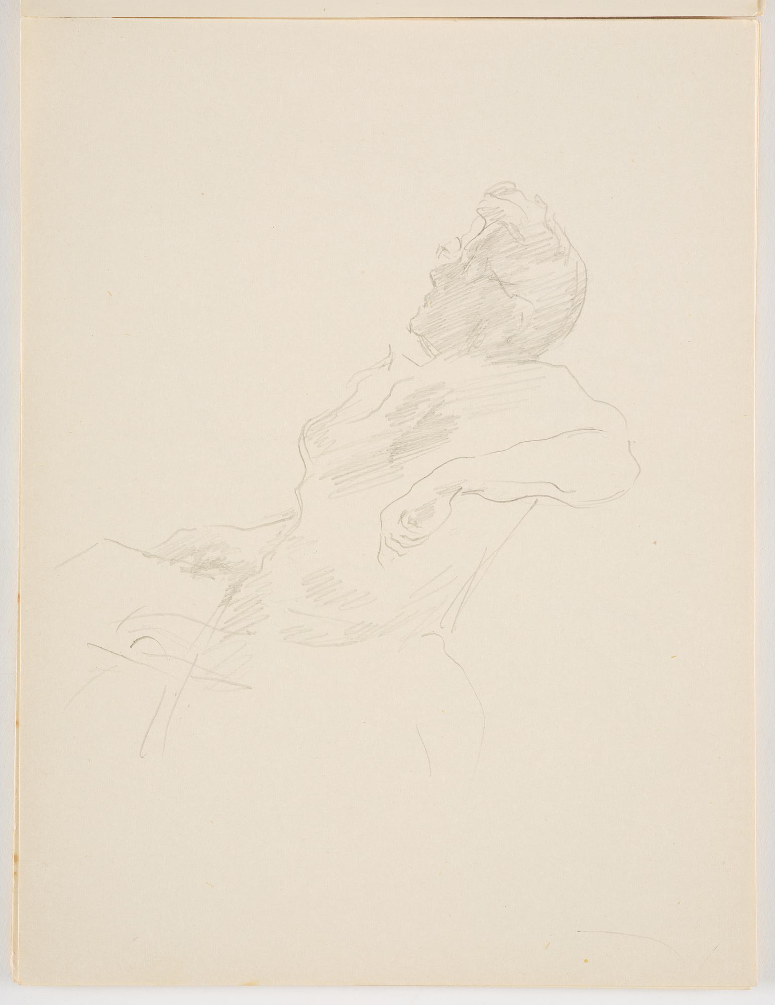 Lotte Laserstein, Skissblock med 22 teckningar varav 7 signerade.