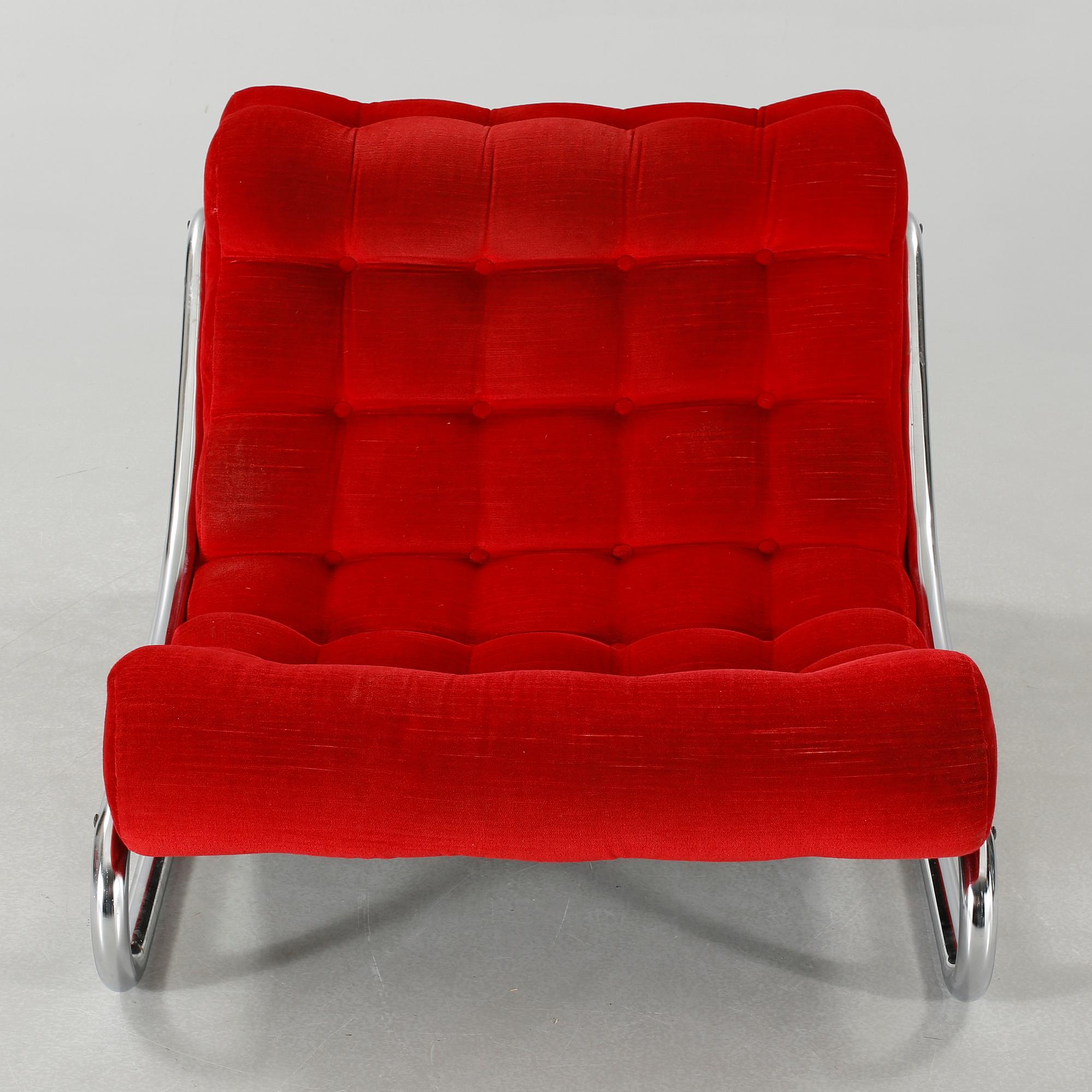 A lounge chair by Gillis Lundgren for Ikea, 1970s.