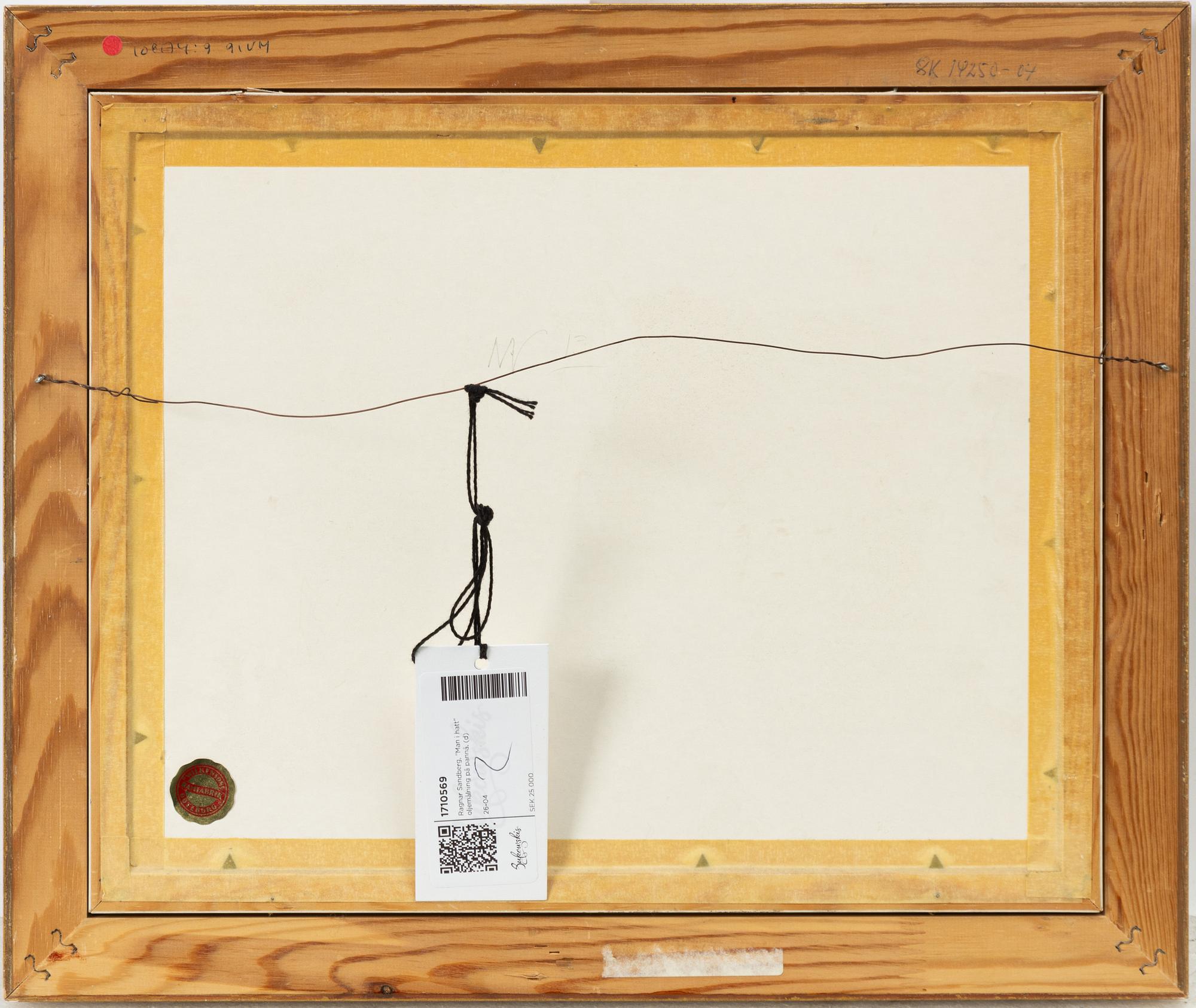 Ragnar Sandberg, Man in a hat.