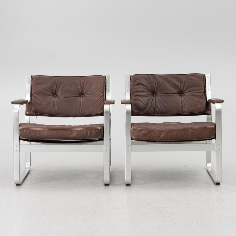 Karl Erik Ekselius, armchairs, a pair, "Mondo", JOC.