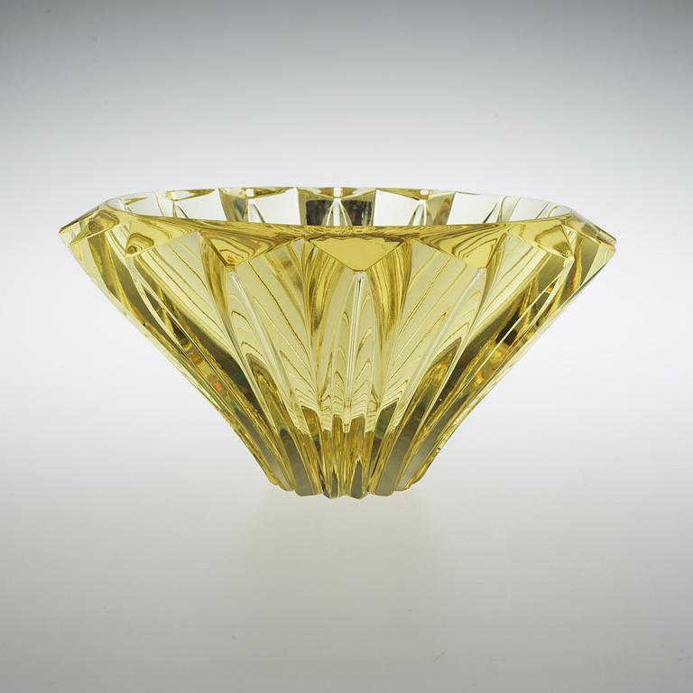 SKÅL, glas. "Kronblad", Aimo Okkolin, Rihiimäen Lasi Oy.