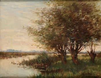334. Jan van Rhijnnen, Flodlandskap.