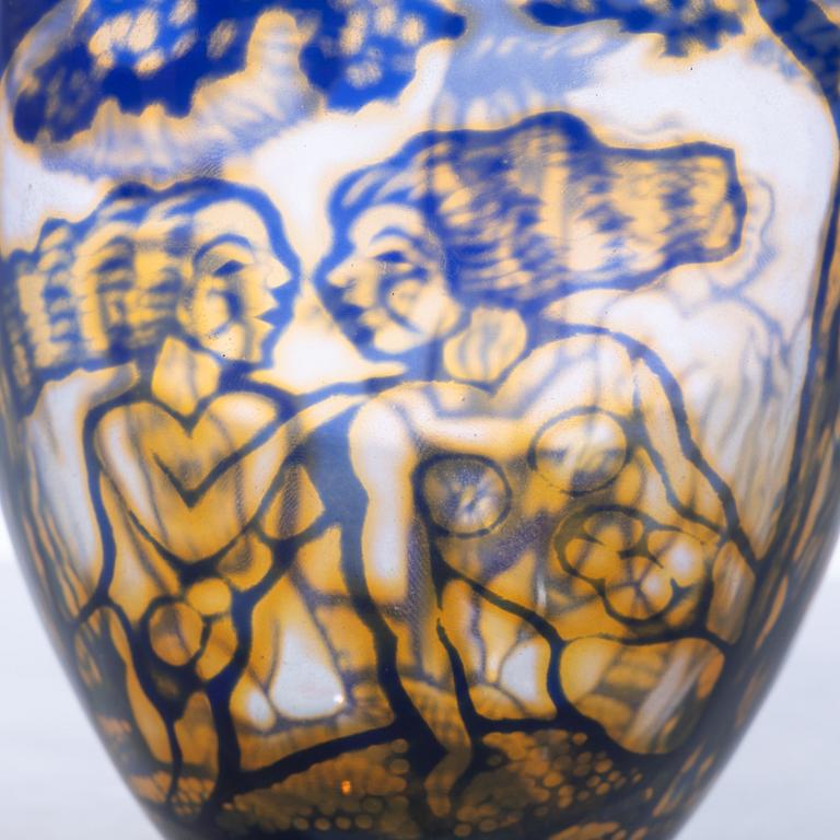 Eva Englund, vas, graal, Orrefors, 1983.