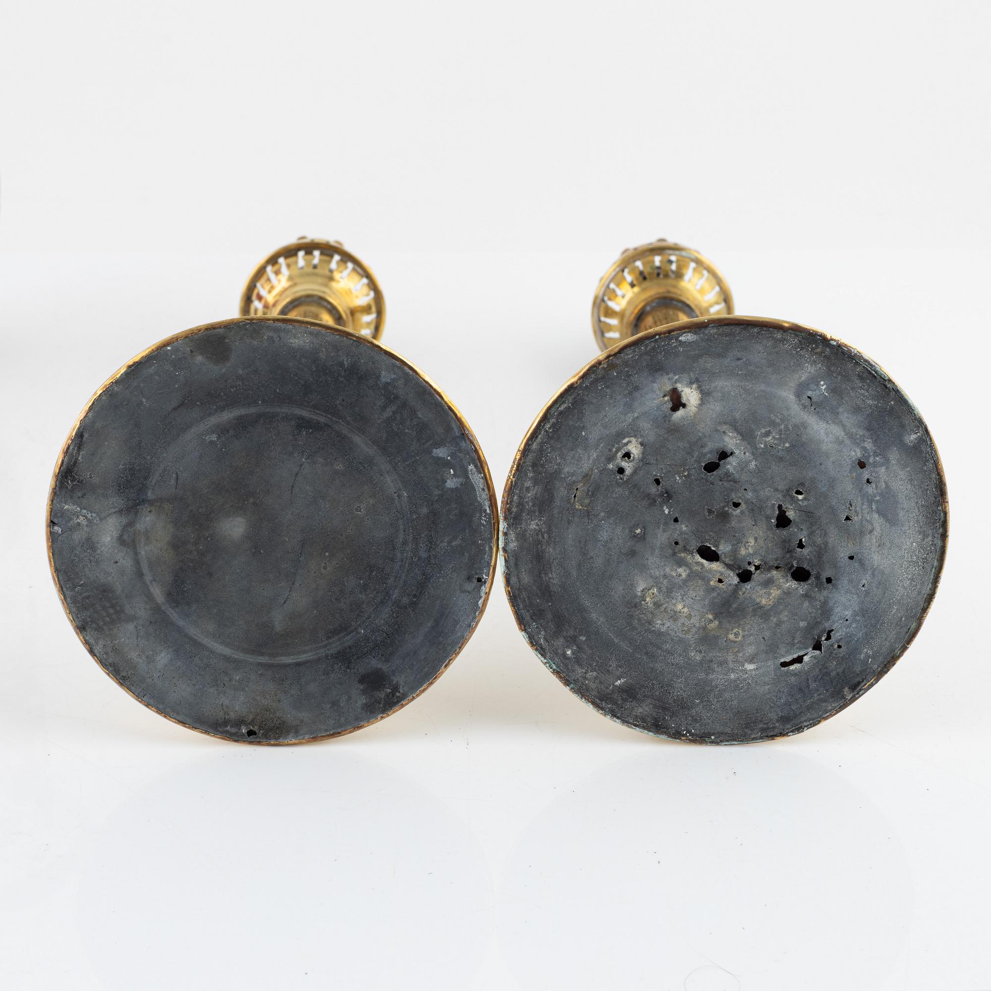 A pair of Nikolaj I mid 19th Century lanterns.