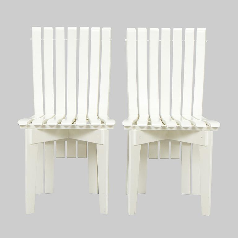 Alvar & Aino Aalto, trädgårdsmöblemang, 5 delar, "Aurinko"-serien, Artek 2000-tal.
