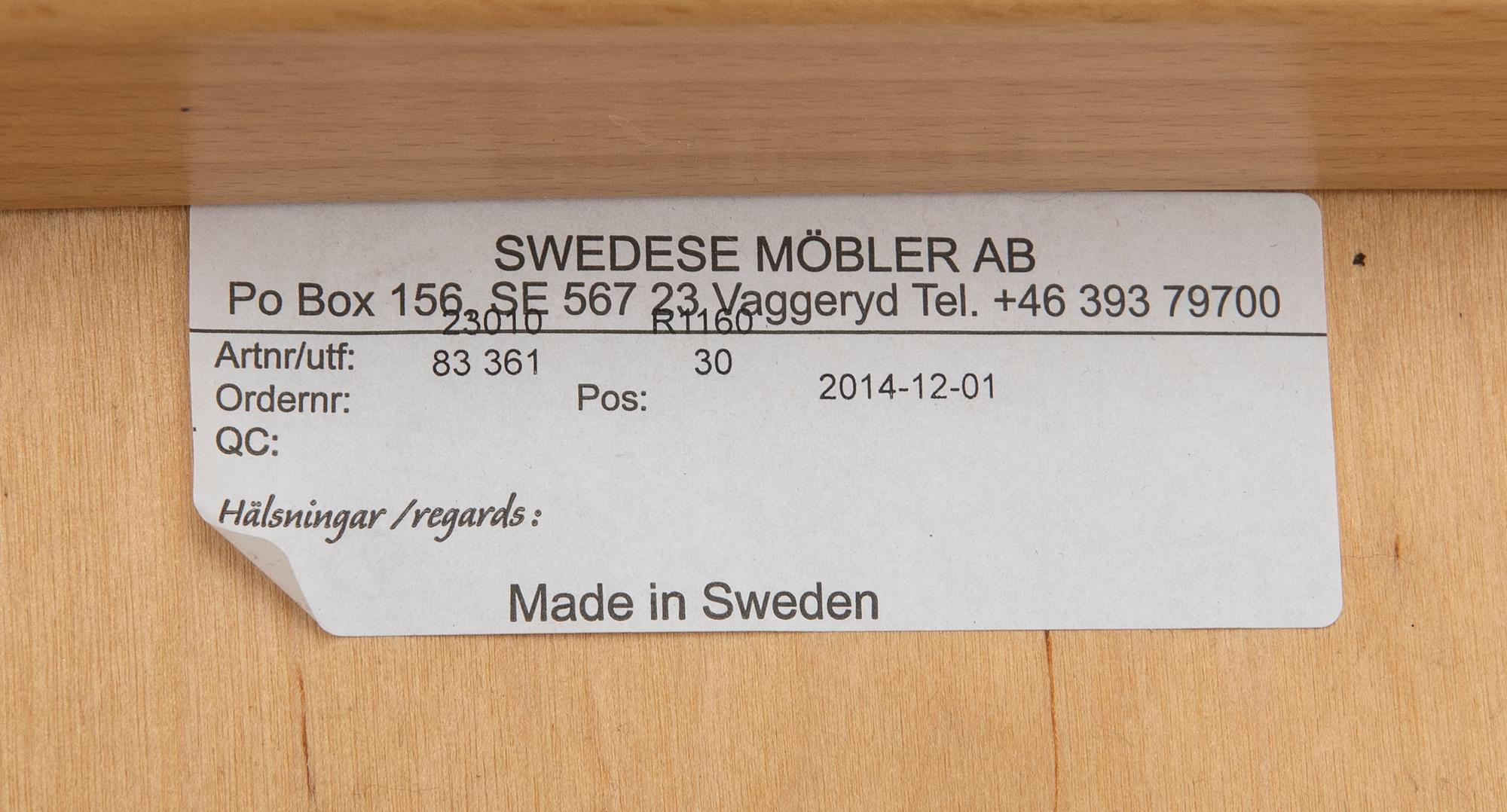 Yngve Ekström, Armchair with footstool, "Lamino", Swedese.