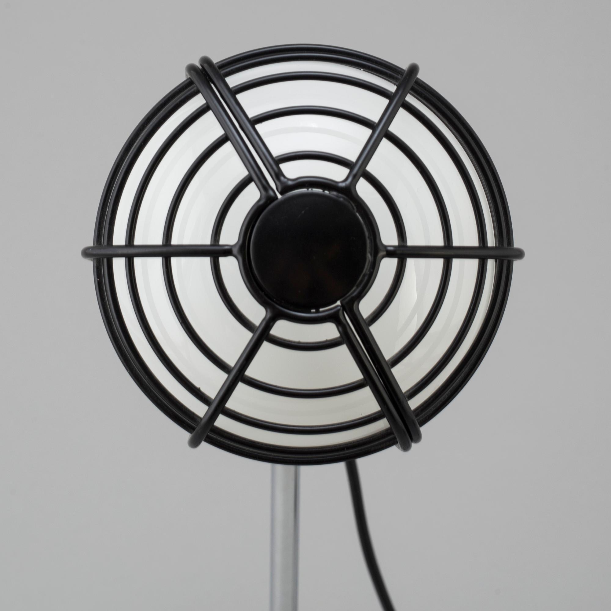 A 'Cage Mic' table light by Diesel for Foscarini.