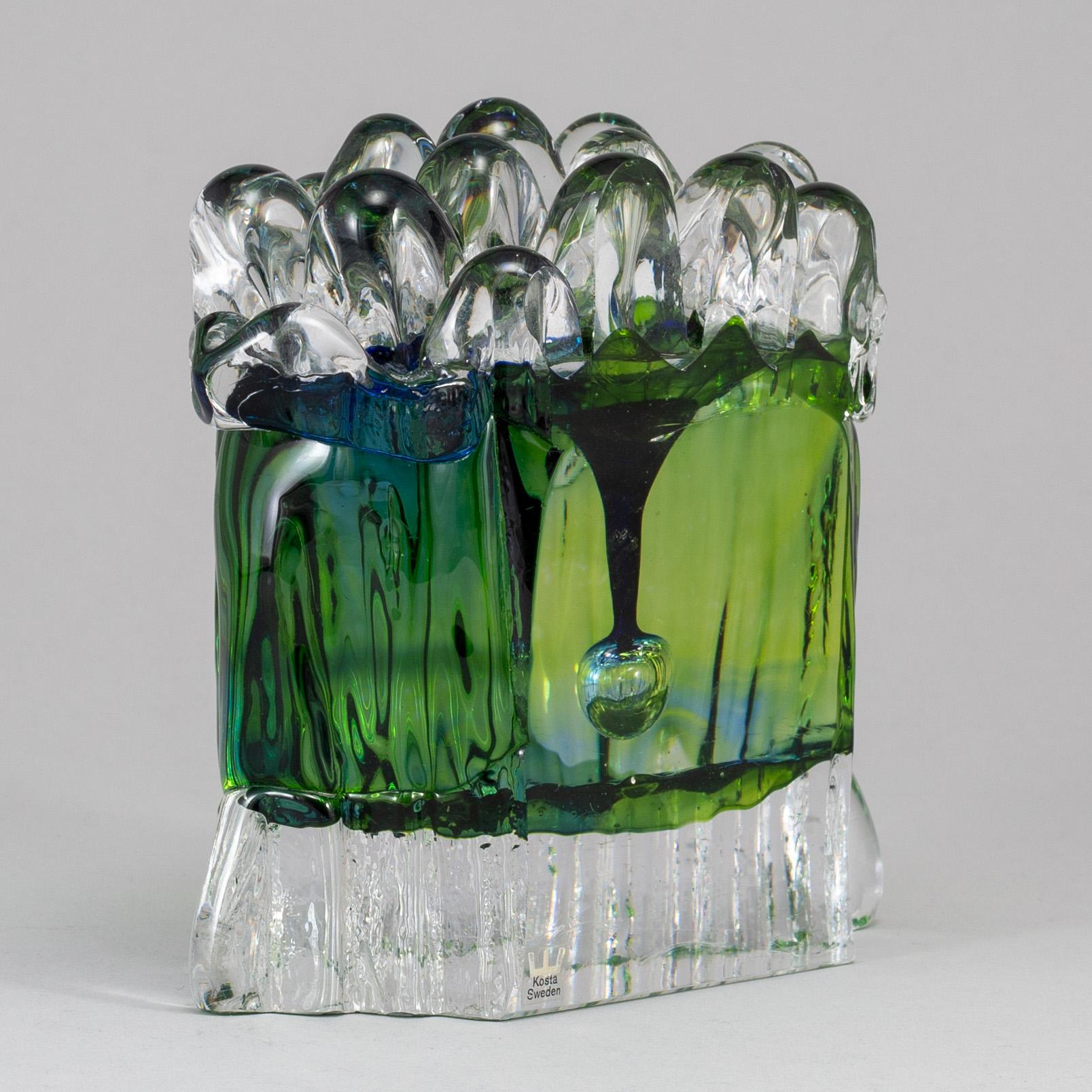 ANN WÄRFF, skulptur, glas, Kosta signerad, unik.