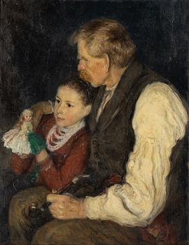 Oscar Glatz, olja på duk, signerad Glatz och daterad 1922.