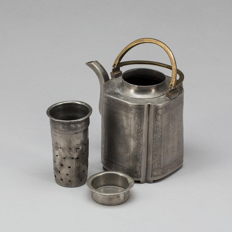 TEKANNA, Kina, tenn, 18/1900-tal.