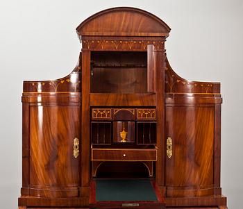 RULLKLAFFSEKRETÄR, empire. Danmark, 1800-talets första hälft.