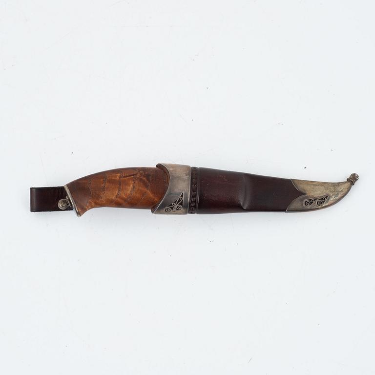 Leif Reiersen and Håvard Bergland, knife, signed.