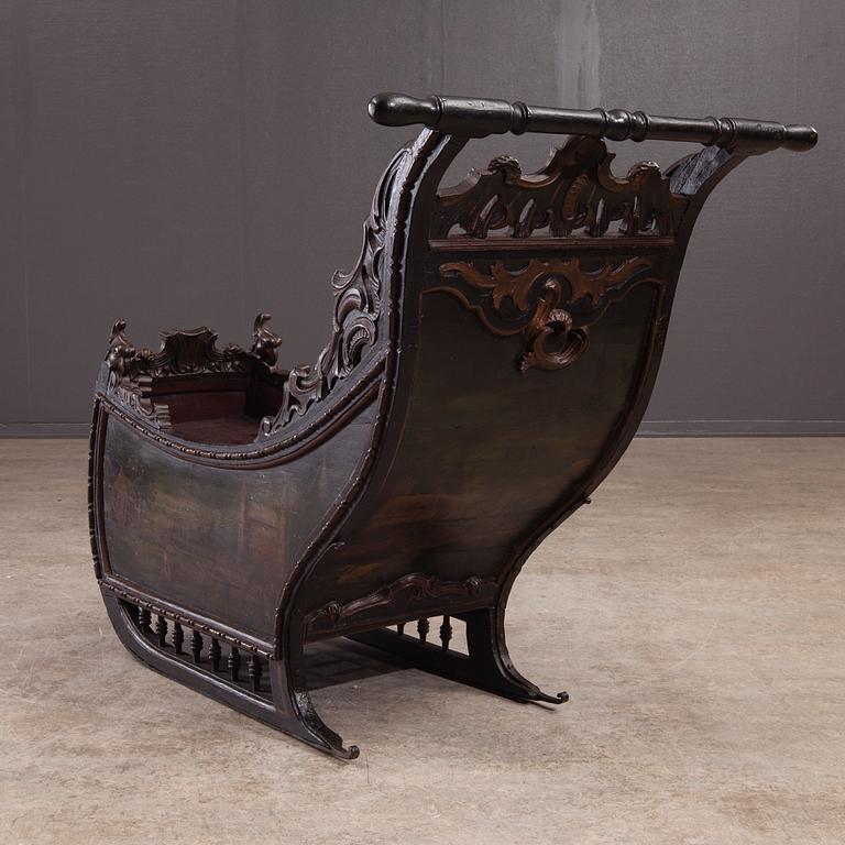 BARNVAGN MED MEDAR, Tyskland 1700-tal.