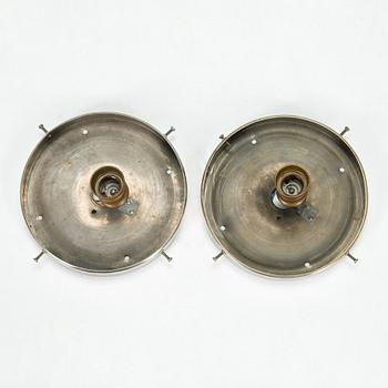 Paavo Tynell, taklampa/vägglampa, 2 st, modell 2002, Taito 1930-tal.