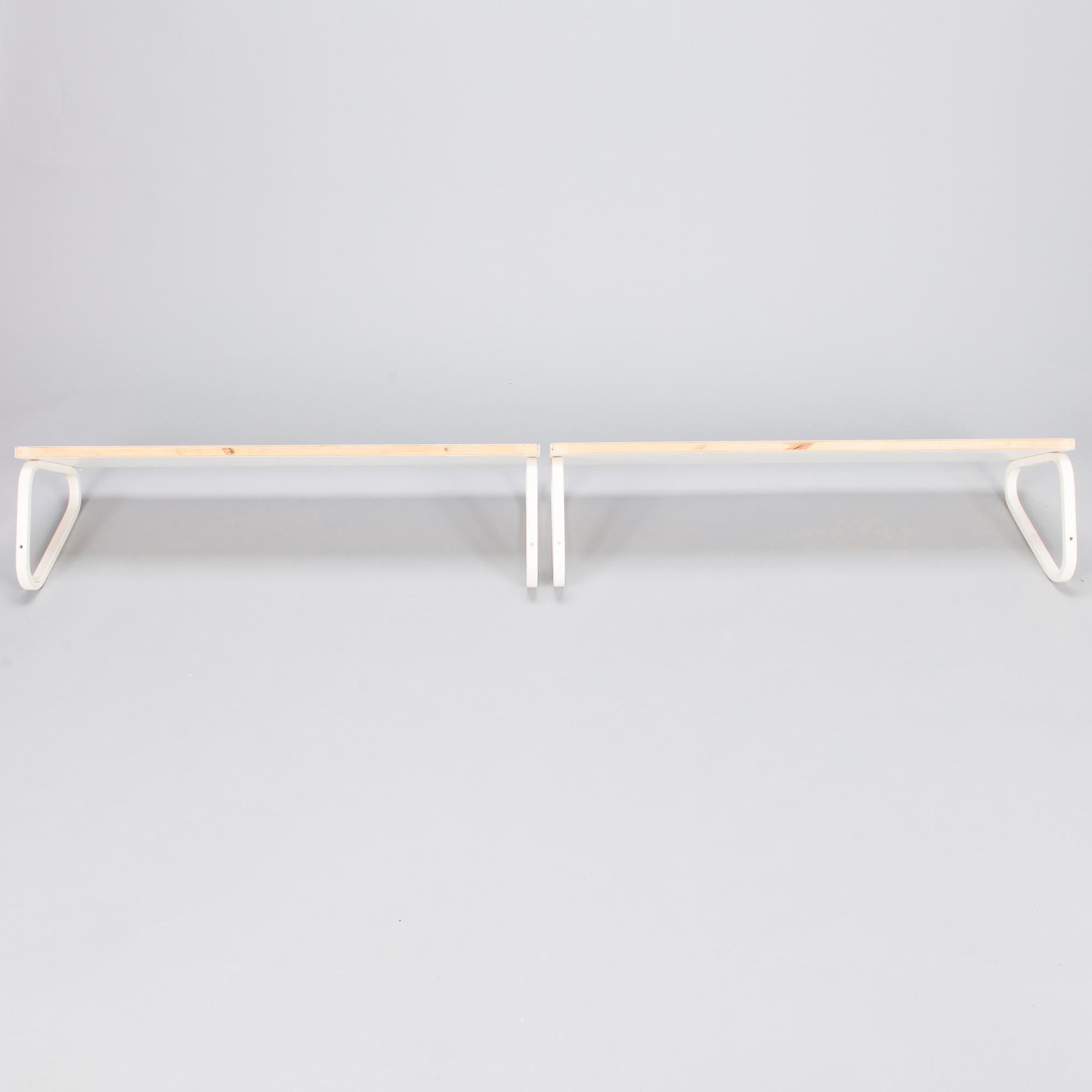 ALVAR AALTO, Hyllyjä 2 kpl, Artek 1900-luvun loppu.
